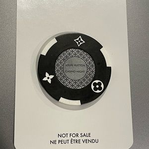 Louis Vuitton Casino Night poker chip and deck of cards